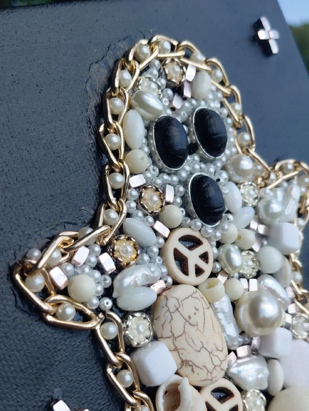 Handcrafted Ghost Junk Jewerly Art